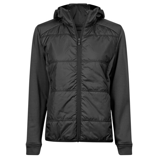 Ladies' Hybrid-Stretch Hooded Jacket Thumbnail